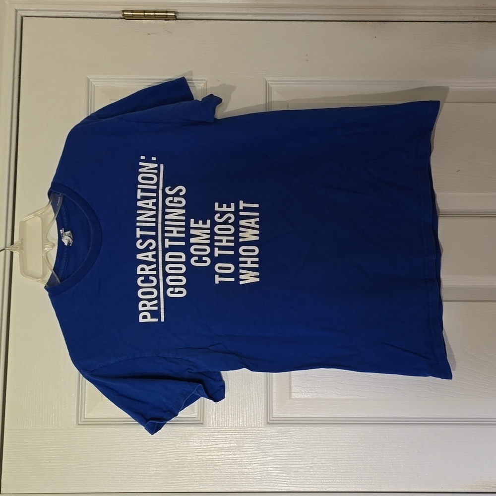 Delta Procrastination T-shirt - Mens Size Medium